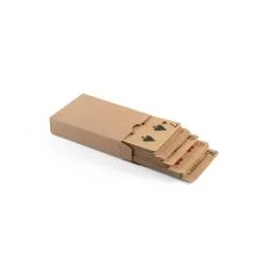 Baralho de Cartas em Papel Kraft Personalizado Baralho de Cartas em Papel Kraft Personalizado