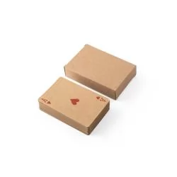 Baralho de Cartas em Papel Kraft Personalizado Baralho de Cartas em Papel Kraft Personalizado