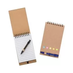 Bloco de Anotações com Autoadesivos e Caneta Personalizado Bloco de Anotações com Autoadesivos e Caneta Personalizado