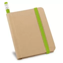 Caderneta Ecológica com Lápis Personalizada Caderneta Ecológica com Lápis Personalizada