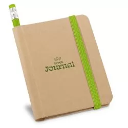 Caderneta Ecológica com Lápis Personalizada Caderneta Ecológica com Lápis Personalizada