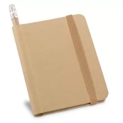 Caderneta Ecológica com Lápis Personalizada Caderneta Ecológica com Lápis Personalizada