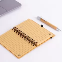 Caderno Ecológico com Caneta Personalizado Caderno Ecológico com Caneta Personalizado