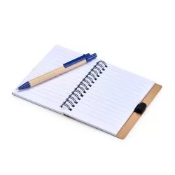 Caderno Ecológico com Caneta Personalizado Caderno Ecológico com Caneta Personalizado