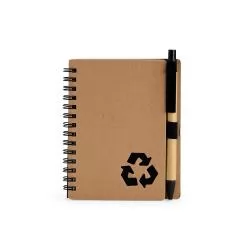 Caderno Ecológico com Caneta Personalizado Caderno Ecológico com Caneta Personalizado