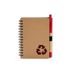 Caderno Ecológico com Caneta Personalizado