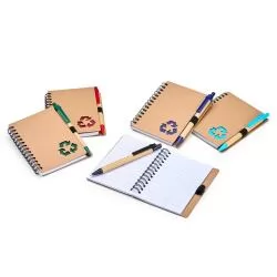 Caderno Ecológico com Caneta Personalizado Caderno Ecológico com Caneta Personalizado