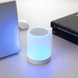 Caixa de Som Multimídia com Luminária Personalizada Caixa de Som Multimídia com Luminária Personalizada