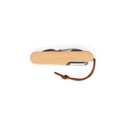 Canivete Multifunções de Bambu Personalizado Canivete Multifunções de Bambu Personalizado