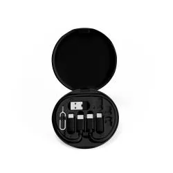 Conjunto de Cabos de dados USB em ABS Reciclado Personalizado Conjunto de Cabos de dados USB em ABS Reciclado Personalizado