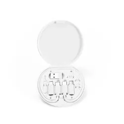 Conjunto de Cabos de dados USB em ABS Reciclado Personalizado Conjunto de Cabos de dados USB em ABS Reciclado Personalizado