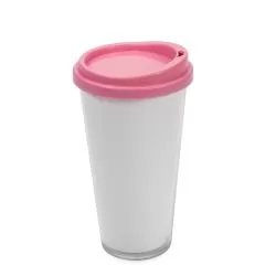 Copo Plástico Duplo 400ml Personalizado Copo Plástico Duplo 400ml Personalizado