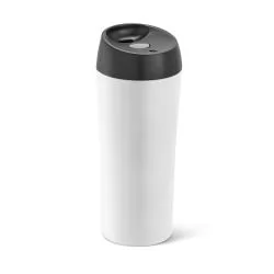 Copo térmico para viagem em aço inox e PP 470 mL Personalizado Copo térmico para viagem em aço inox e PP 470 mL Personalizado