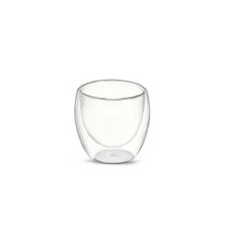 Copo Vidro Parede Dupla 160ml Personalizado Copo Vidro Parede Dupla 160ml Personalizado