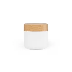 Fone de Ouvido sem Fio em ABS Reciclado e Tampa de Bambu Personalizado Fone de Ouvido sem Fio em ABS Reciclado e Tampa de Bambu Personalizado