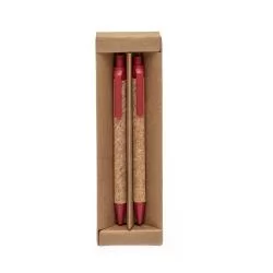 Kit Ecológico Caneta e Lapiseira Cortiça Personalizado Kit Ecológico Caneta e Lapiseira Cortiça Personalizado