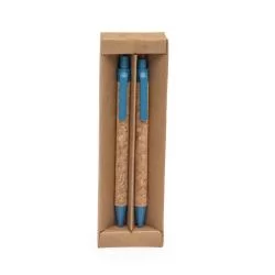 Kit Ecológico Caneta e Lapiseira Cortiça Personalizado Kit Ecológico Caneta e Lapiseira Cortiça Personalizado