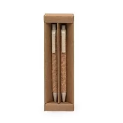 Kit Ecológico Caneta e Lapiseira Cortiça Personalizado Kit Ecológico Caneta e Lapiseira Cortiça Personalizado