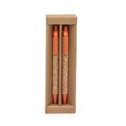 Kit Ecológico Caneta e Lapiseira Cortiça Personalizado Kit Ecológico Caneta e Lapiseira Cortiça Personalizado