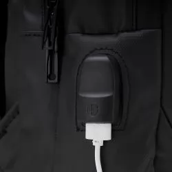 Mochila Couro Sintético USB 17 Litros Personalizada