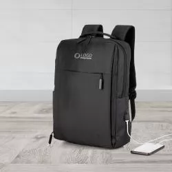 Mochila de Nylon 31L USB Personalizada