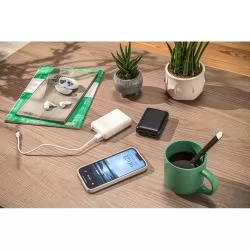 Power Bank em ABS Reciclado com 10000 mAh Personalizado Power Bank em ABS Reciclado com 10000 mAh Personalizado