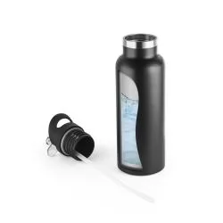 Squeeze térmico em aço inox 570 mL Personalizado Squeeze térmico em aço inox 570 mL Personalizado